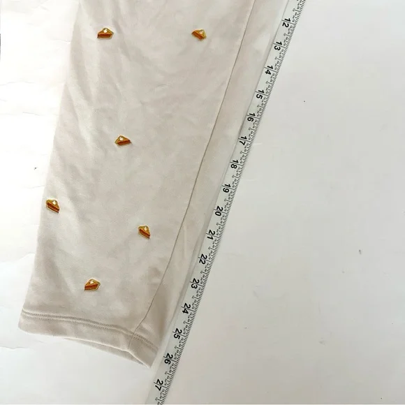 LOU & GREY Pumpkin Pie Embroidered Lounge Sweatpants Size Large - Picture 8 of 11